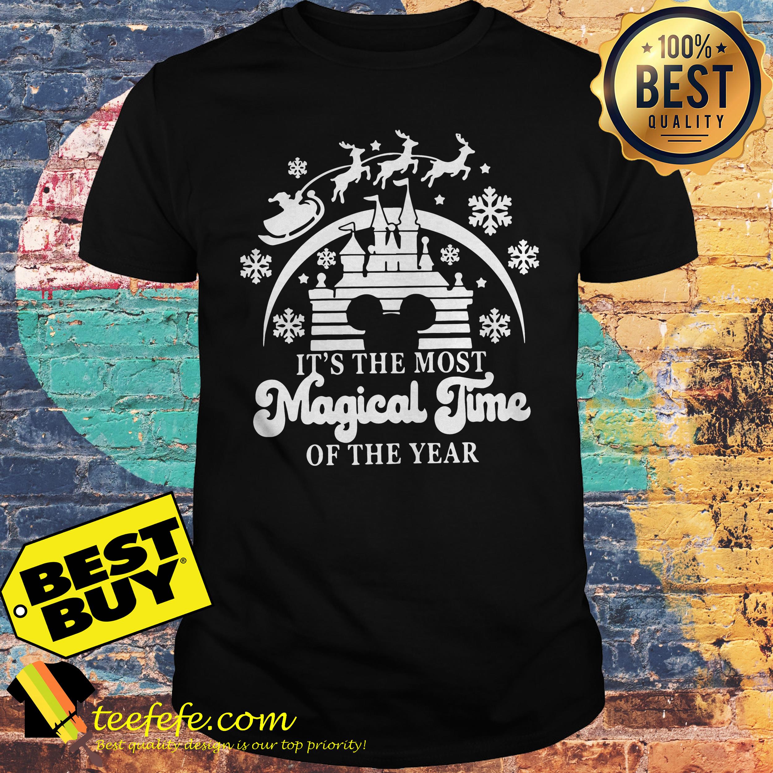 Disneyland Christmas It's The Most Magical Time Of The Year shirt