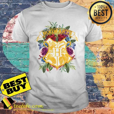 Flower Harry Potter Hogwarts shirt
