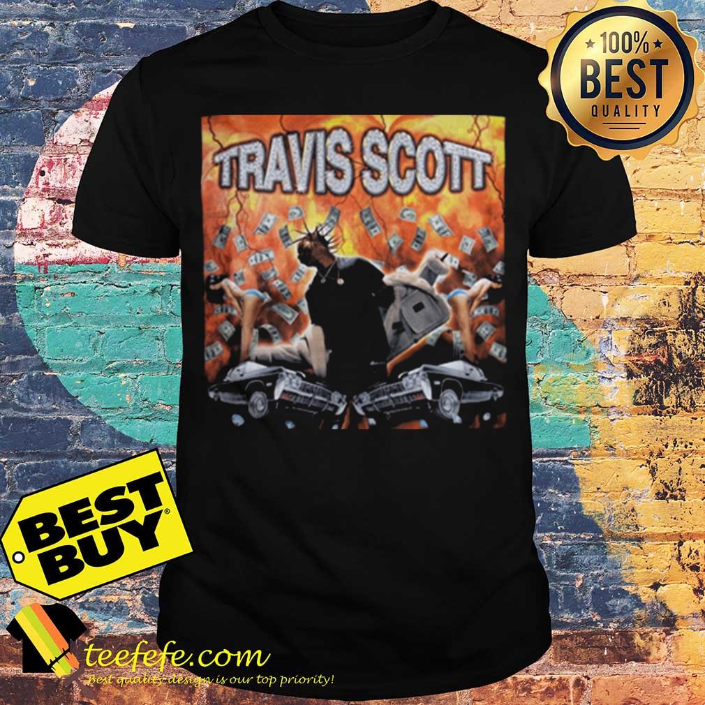 Jacques Webster American Rapper Travis Scott diamond supply shirt