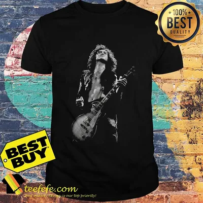 Jimmy page iconic rock and roll shirt