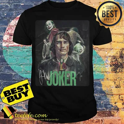 Joaquin Phoenix Joker Movie 2019 Halloween signature shirt
