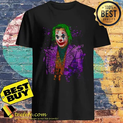 Official Joker illustration Joaquin Phoenix shirt