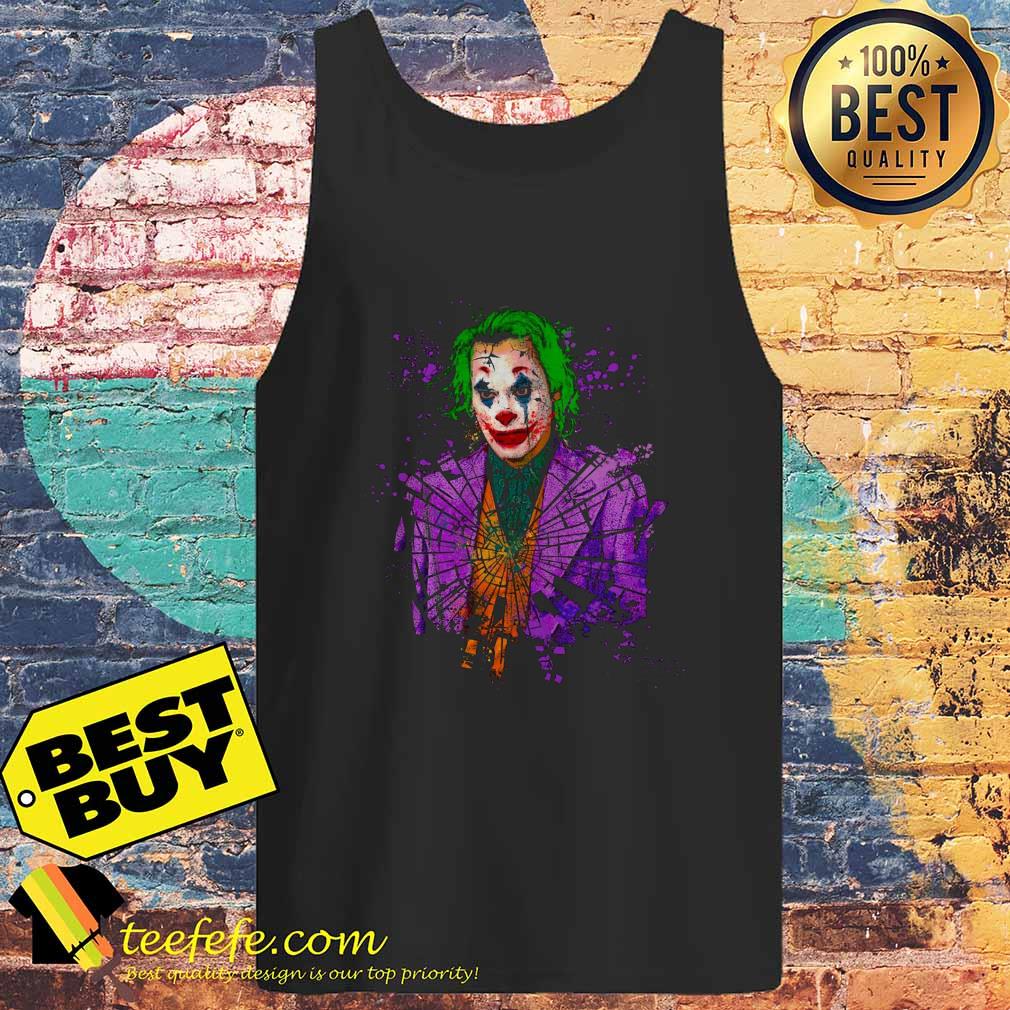 Official Joker illustration Joaquin Phoenix tank top