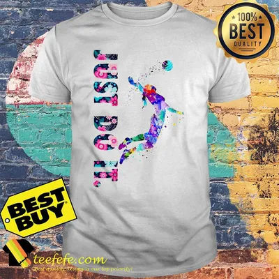 Just do it flower volleyball shirt