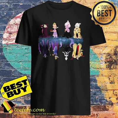 Maleficent Ursula Evil Queen Cruella de Vil shirt