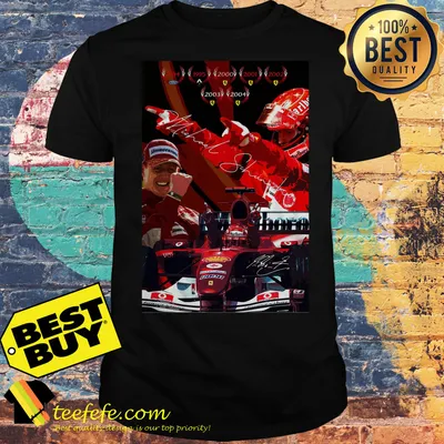 Michael Schumacher Bridgestone Marlboro signature shirt
