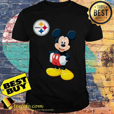 Mickey Mouse Pittsburgh Steelers shirt