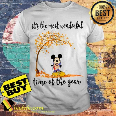 Mickey Mouse it’s the most wonderful time of year shirt