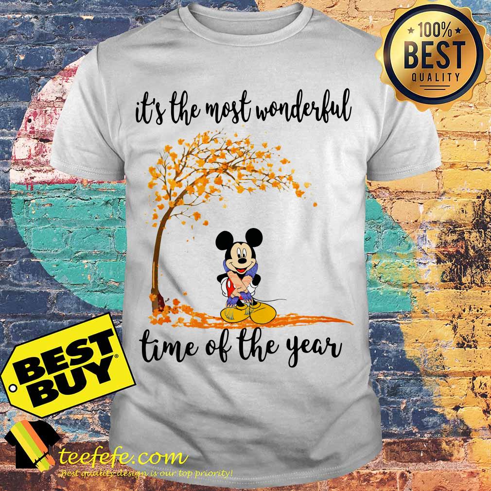 Mickey Mouse it’s the most wonderful time of year shirt