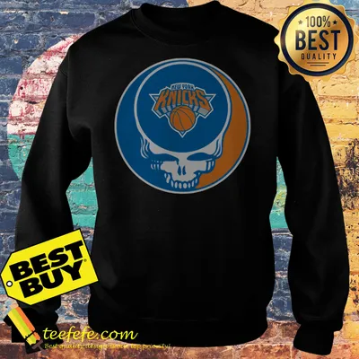 New York Knicks NBA Basketball Grateful Dead Rock Band Music Skull Halloween shirt