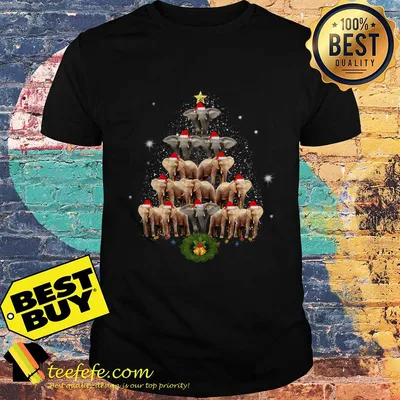 Official Elephant Christmas tree shirt