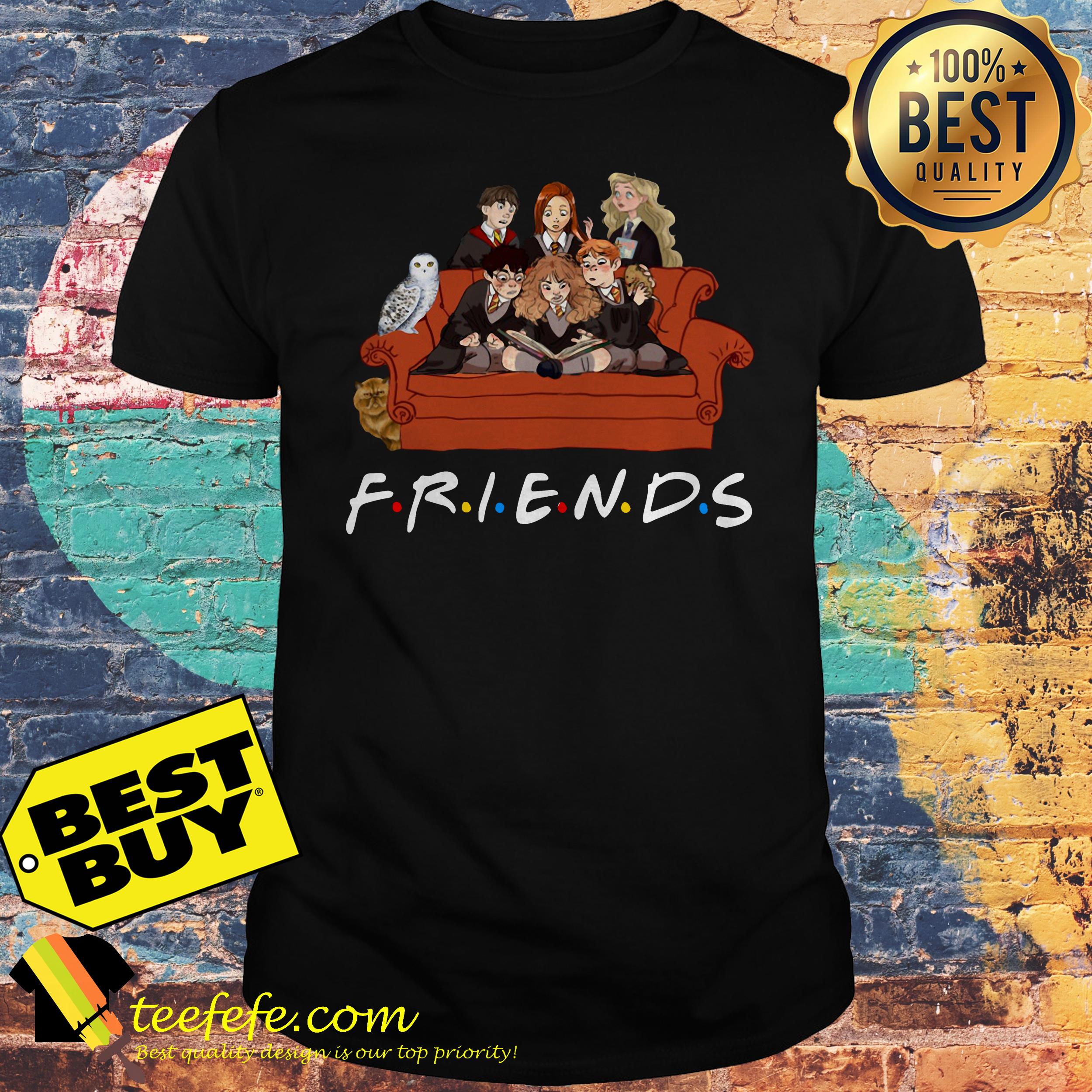 Owl Harry Potter Ron and Hermione Friends shirt