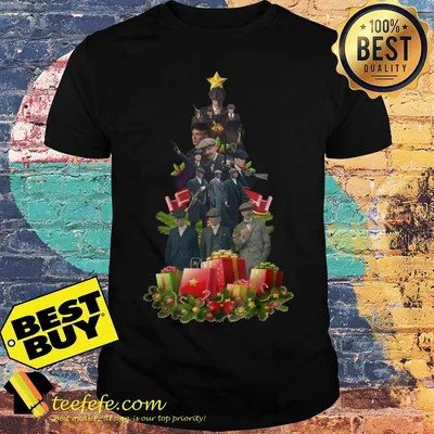 Peaky Blinders Blinding Xmas Christmas Tree shirt