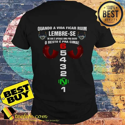 Quando a Vida ficar ruim lembre-se 1N23456 skull Halloween shirt