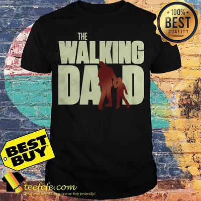 Rick and Carl The Walking Dead Cool Fathers Day Shower shirt