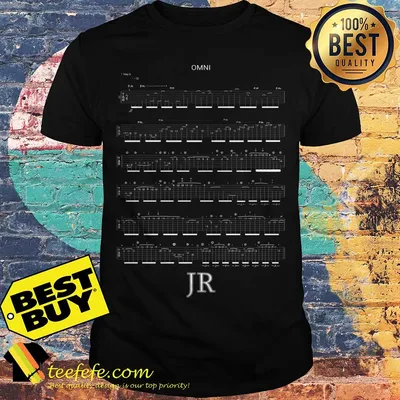 Sheet music OMNI IR Guitar Tab shirt