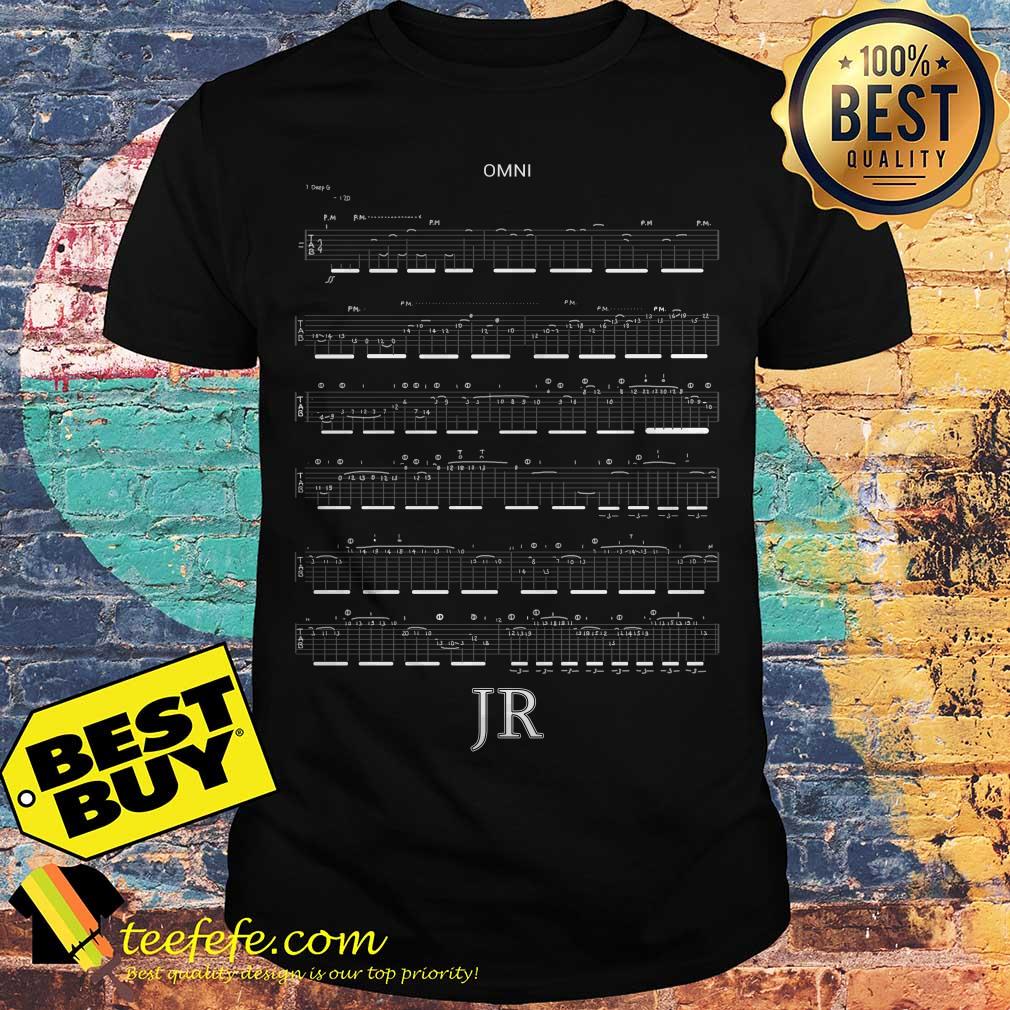 Sheet music OMNI IR Guitar Tab shirt