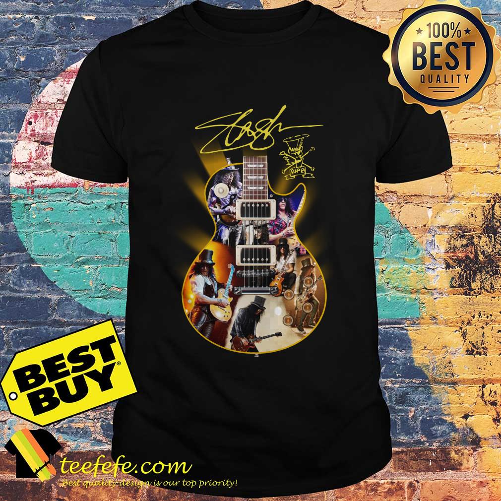 Slash Guitarist Guns N ‘Roses signatures shirt Slash Guitarist Guns N ‘Roses signatures shirt