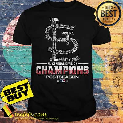 St. Louis NL central division Champions postseason 2019 shirt