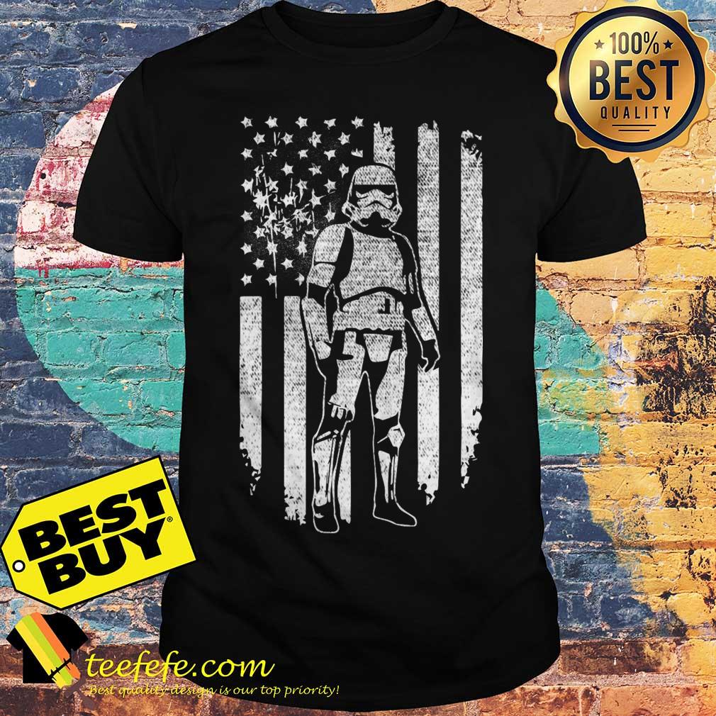 Stormtrooper Star Wars flag veteran shirt