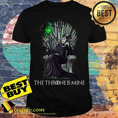 The throne is mine Maleficent Halloween shirt