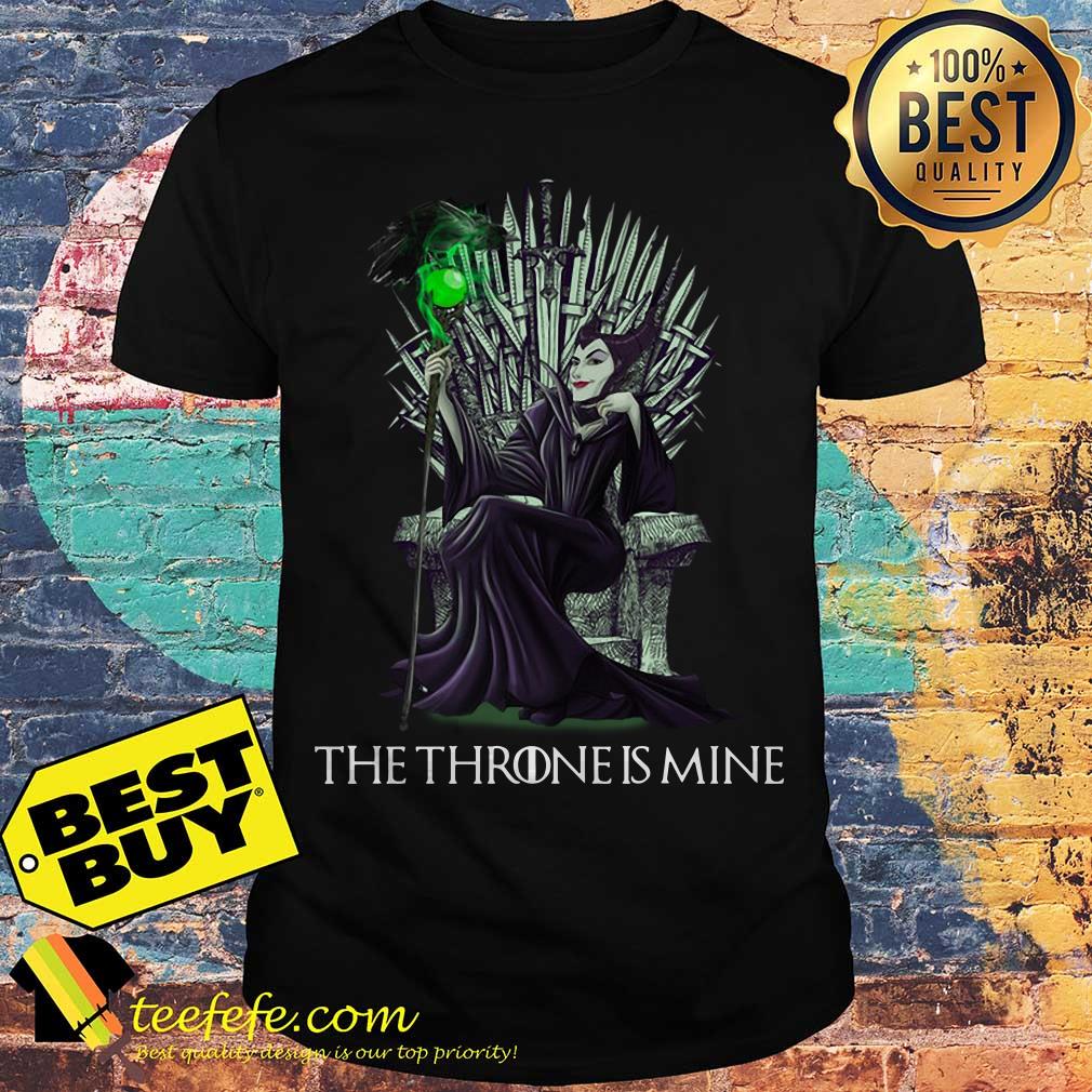 The throne is mine Maleficent Halloween shirt The throne is mine Maleficent Halloween shirt