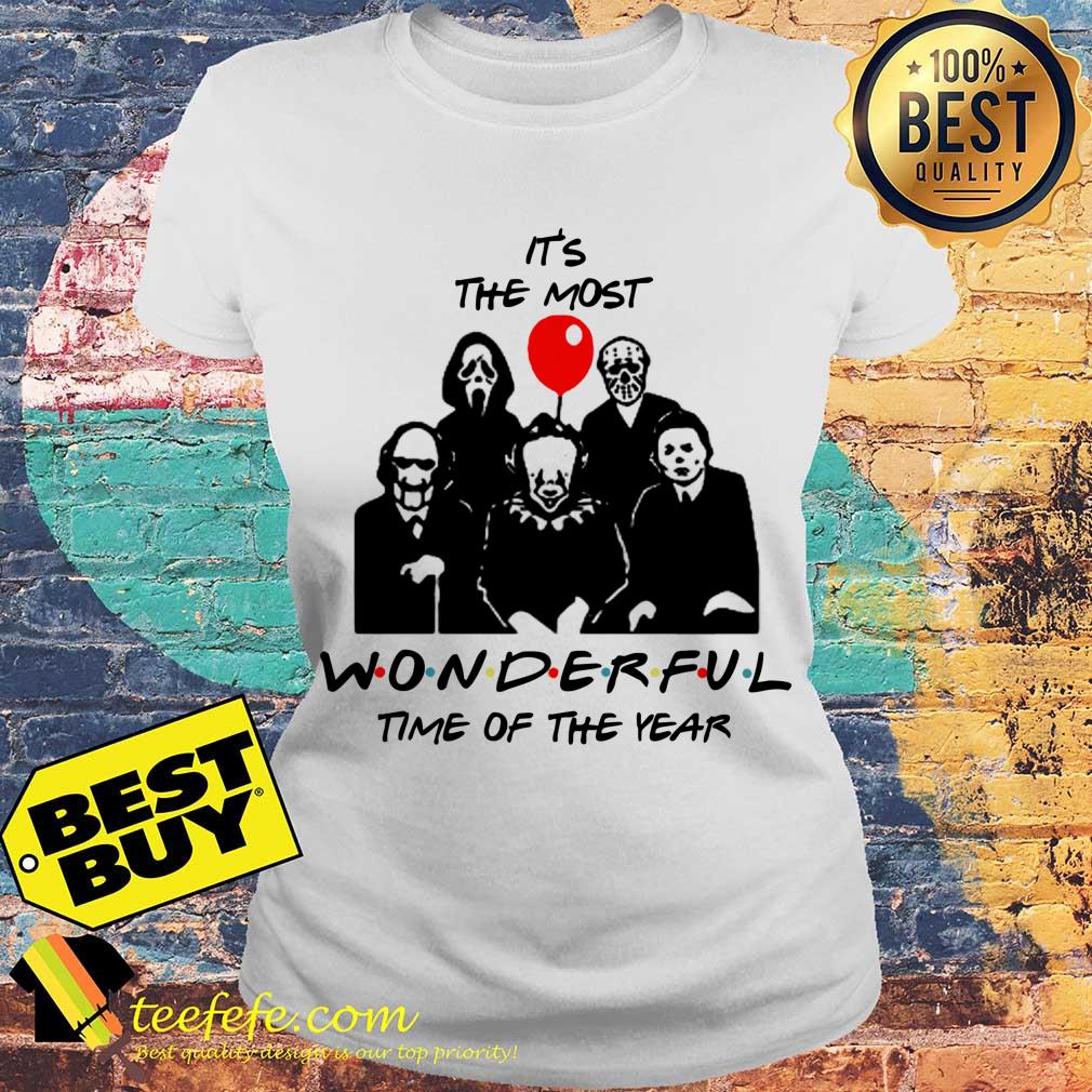 It’s the most wonderful time of the year horror characters Halloween shirt