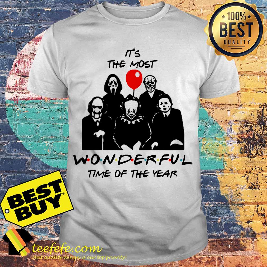 It’s the most wonderful time of the year horror characters Halloween shirt sweatshirt