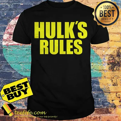WWE Hulk Hogan "Hulks Rules" shirt