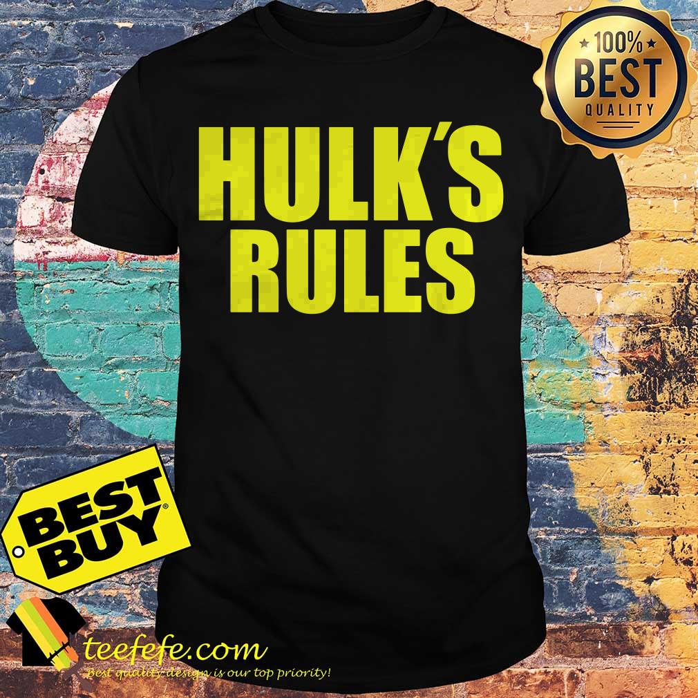 WWE Hulk Hogan "Hulks Rules" shirt WWE Hulk Hogan "Hulks Rules" shirt