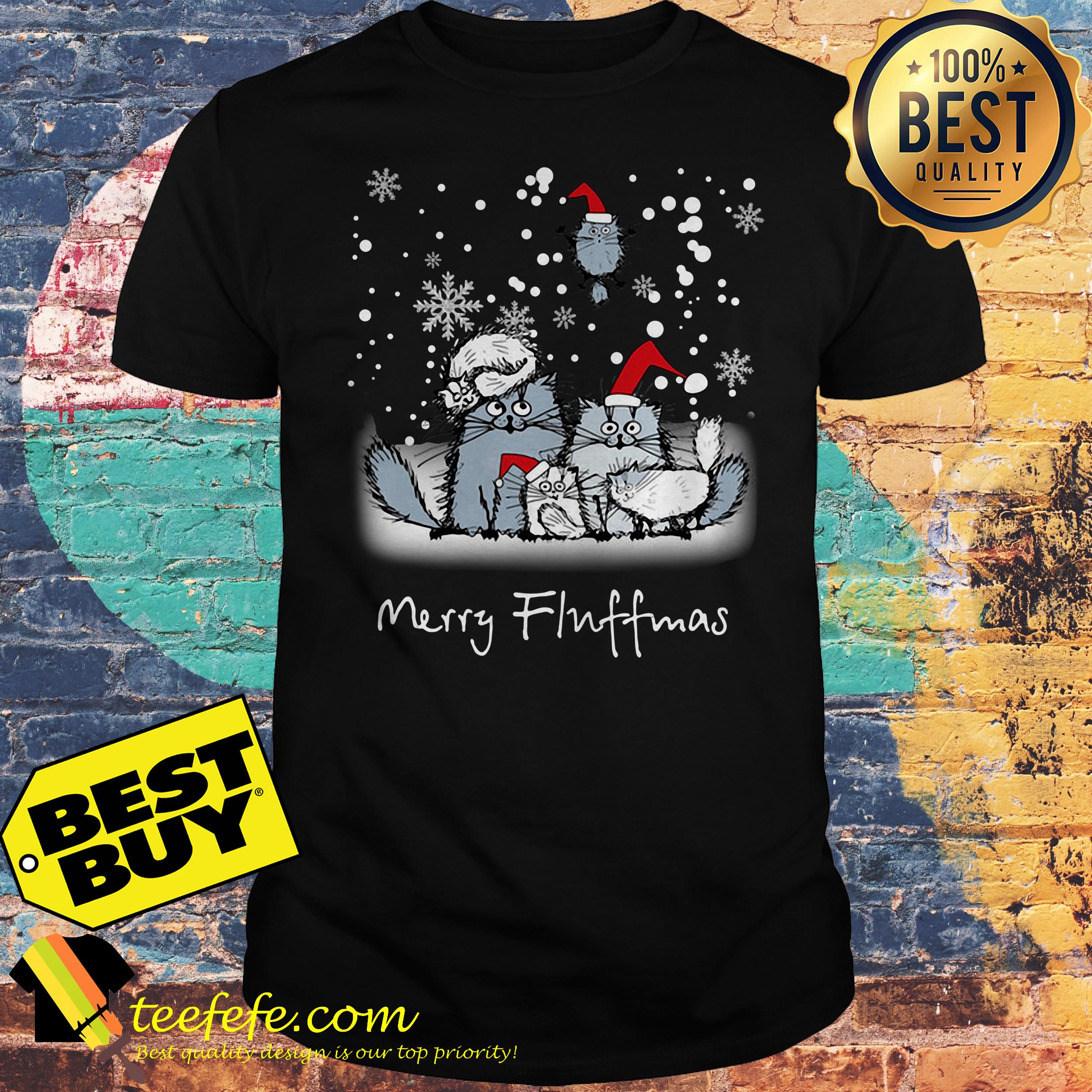 Cat Merry Fluffmas Christmas shirt Cat Merry Fluffmas Christmas shirt