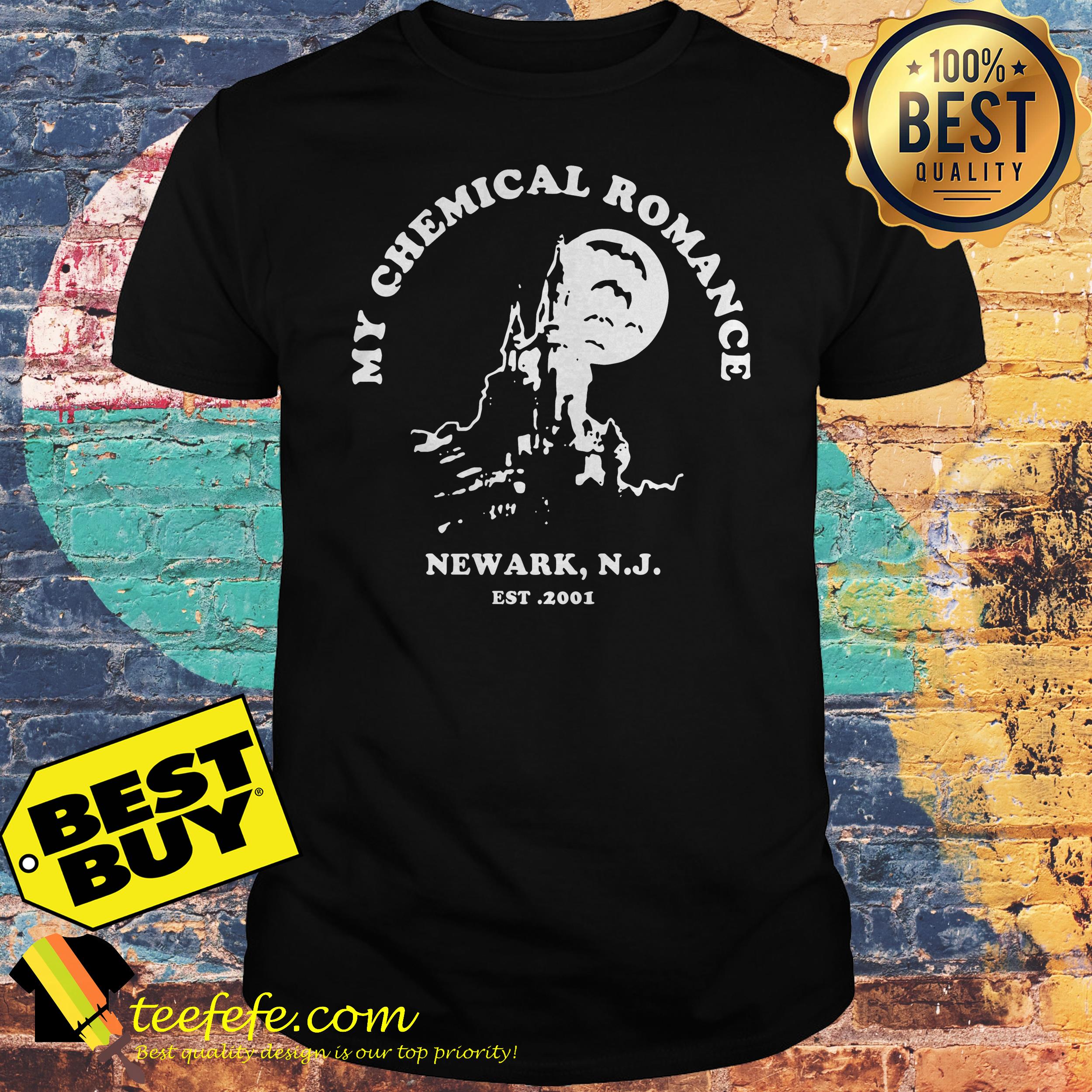 My Chemical Romance Newark NJ est 2001 Haunted Castle shirt My Chemical Romance Newark NJ est 2001 Haunted Castle shirt
