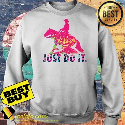 Cowboy and Horse just do it shirt