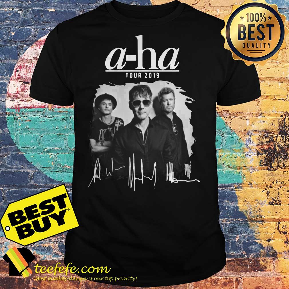 A-Ha tour 2019 signature shirt A-Ha tour 2019 signature shirt