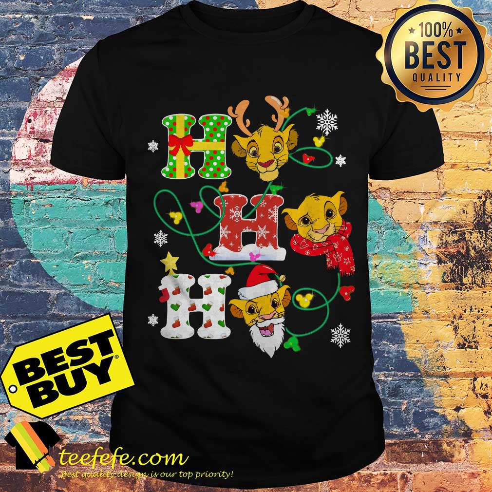 Ho ho ho Simba Christmas shirt Ho ho ho Simba Christmas shirt