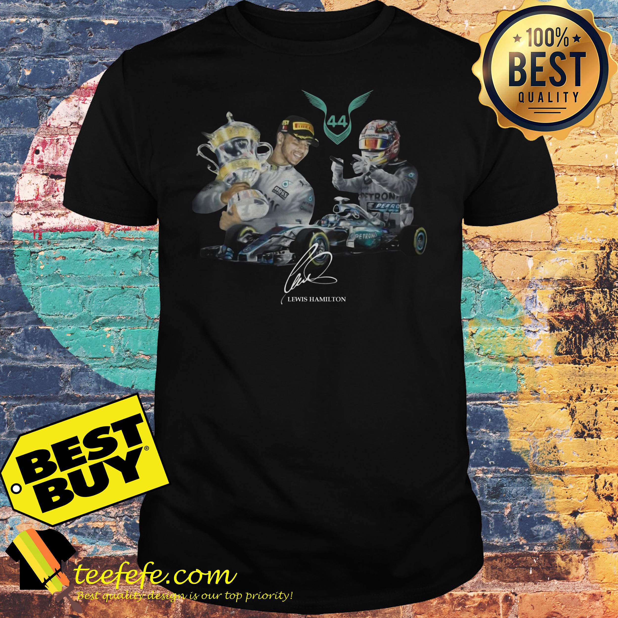 Lewis Hamilton 44 signature shirt Lewis Hamilton 44 signature shirt