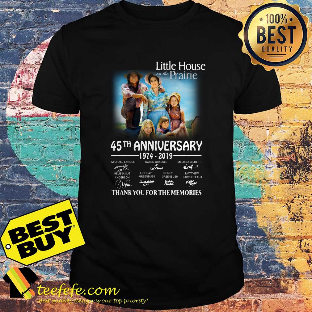 little-house-prairie-45th-anniversary-1974-2019-thank-memories-signature-shirt Little House on the Prairie 45th anniversary 1974 2019 thank you for the memories signature shirt