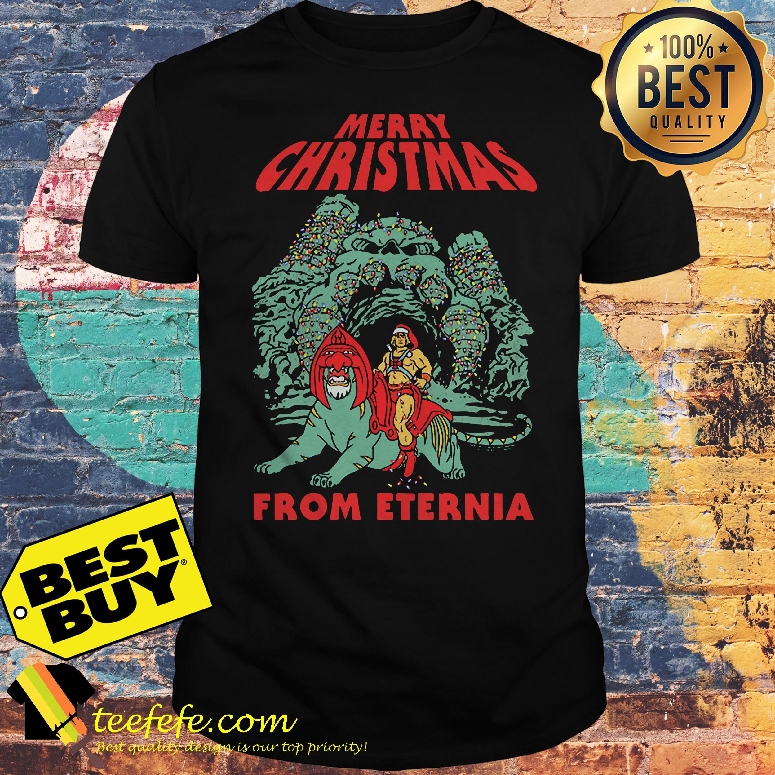 Merry Christmas from Eternia Masters of the Universe shirt Merry Christmas from Eternia Masters of the Universe shirt