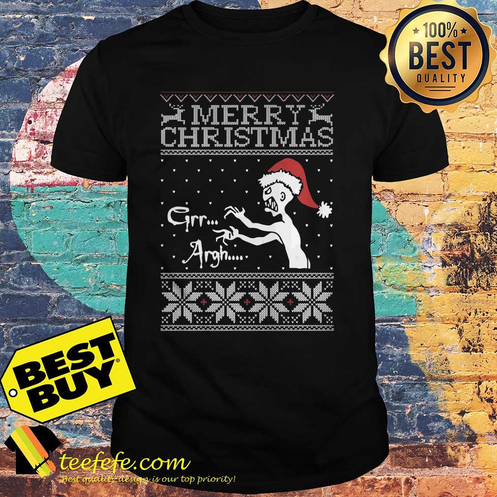 Merry Christmas Mutant Enemy Grr Argh shirt Merry Christmas Mutant Enemy Grr Argh shirt