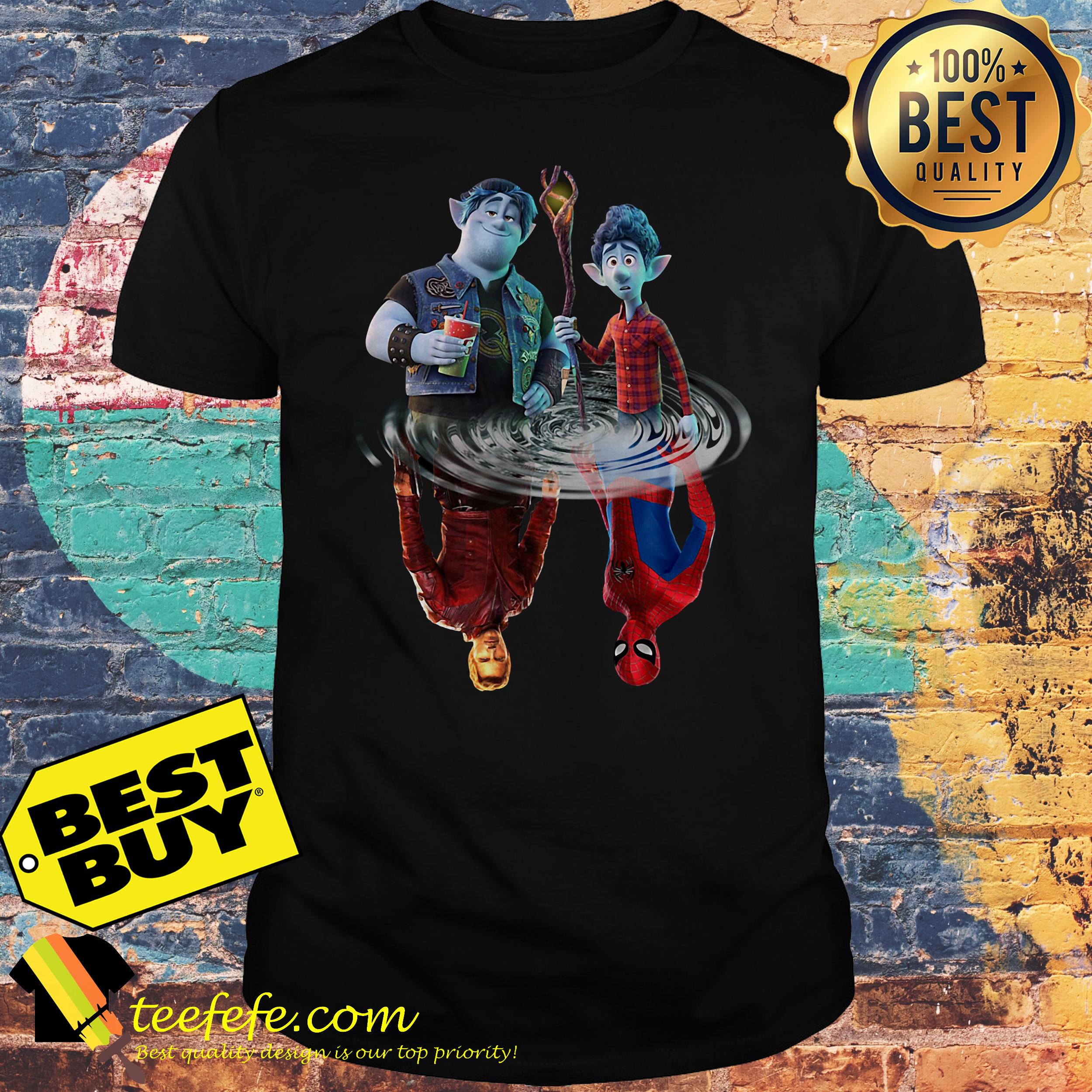 Pixar's Onward water shadow spider man shirt Pixar's Onward water shadow spider man shirt