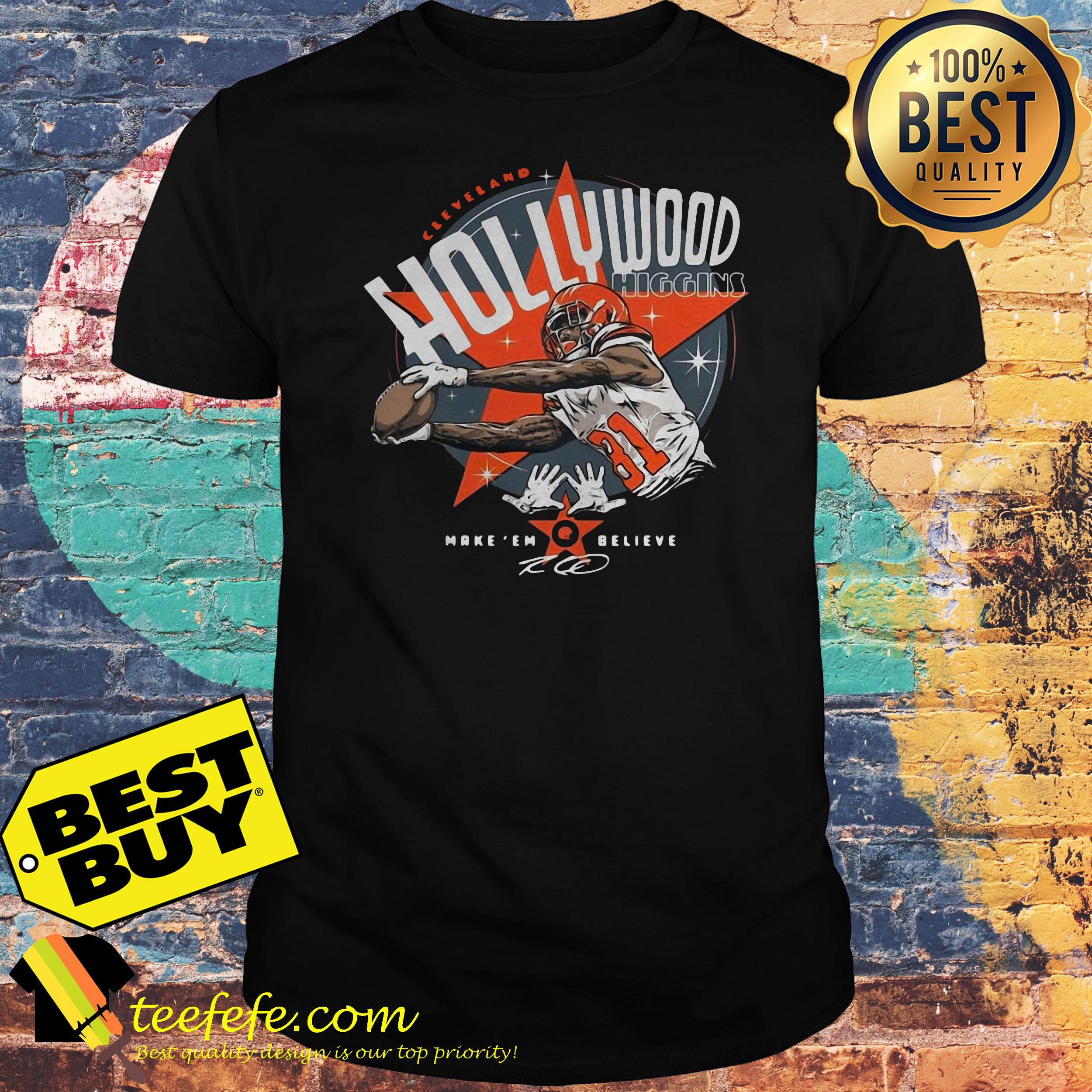 rashard-higgins-cleveland-hollywood-higgins-make-em-believe-rugby-signature-shirt Rashard Higgins Cleveland Hollywood Higgins Make 'Em Believe Rugby signature shirt