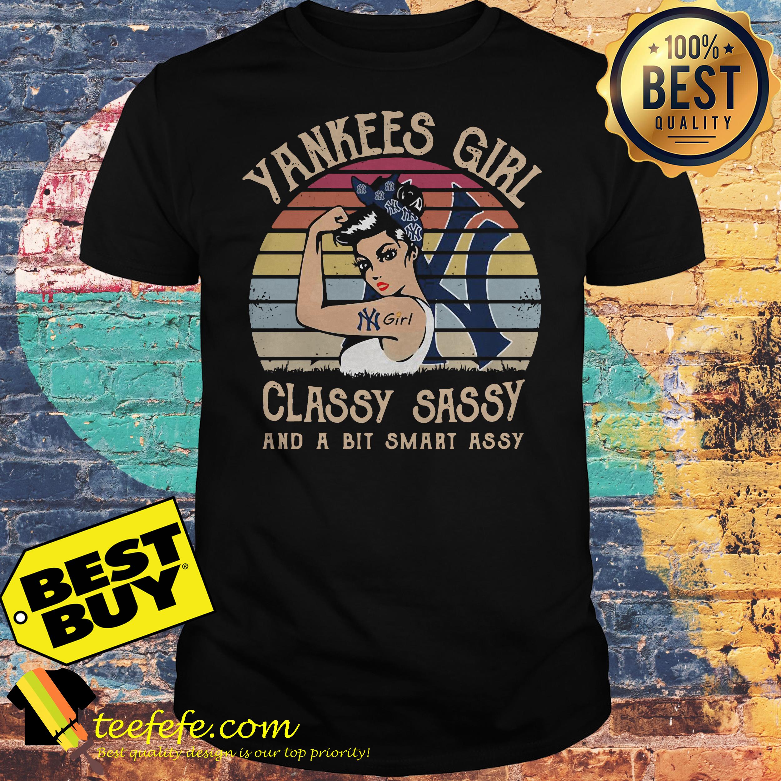 rosie-riveter-new-york-yankees-girl-classy-sassy-bit-smart-assy-vintage-shirt Rosie The Riveter New York Yankees girl classy Sassy and a bit Smart Assy vintage shirt