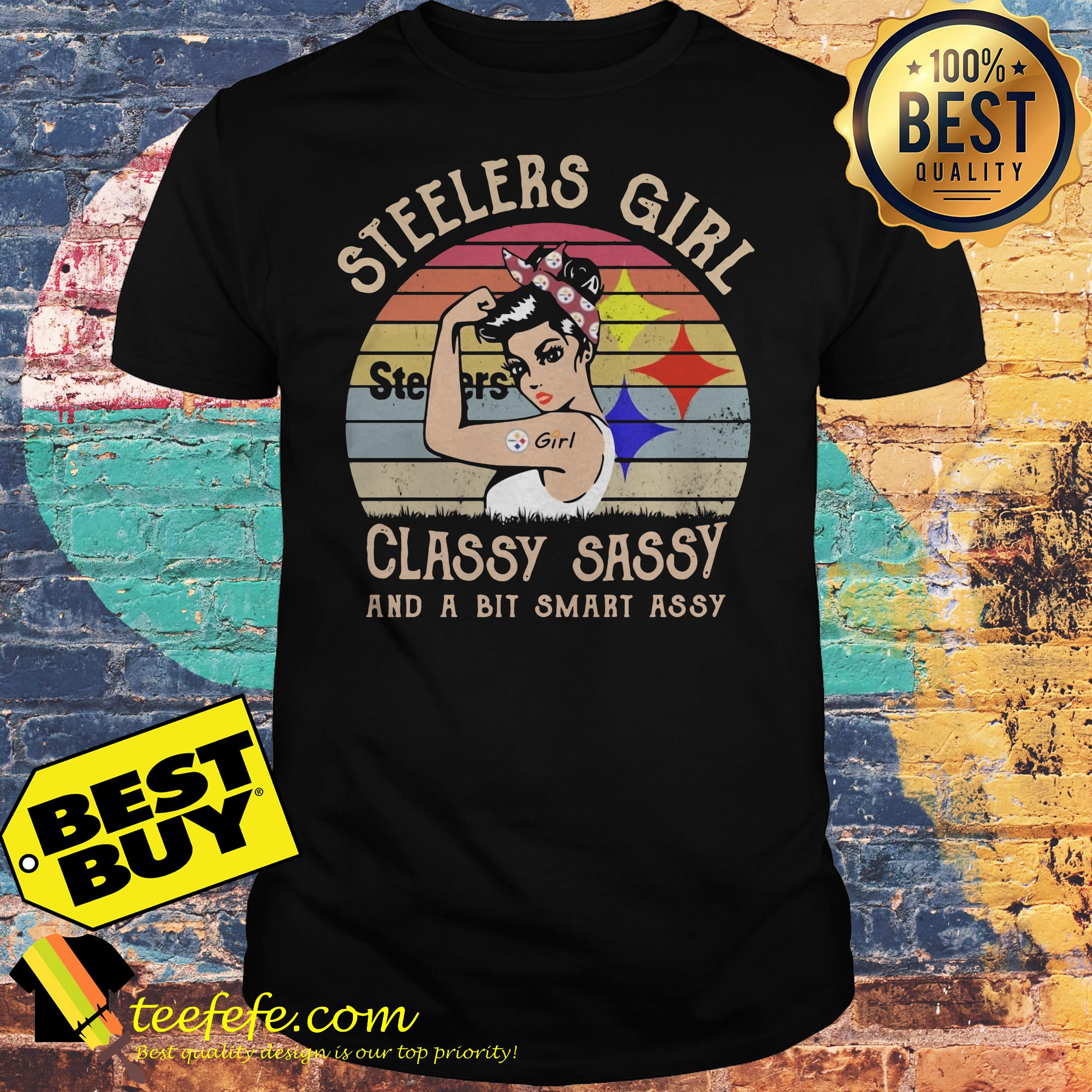 rosie-riveter-pittsburgh-steelers-girl-classy-sassy-bit-smart-assy-vintage-shirt Rosie The Riveter Pittsburgh Steelers girl classy Sassy and a bit Smart Assy vintage shirt