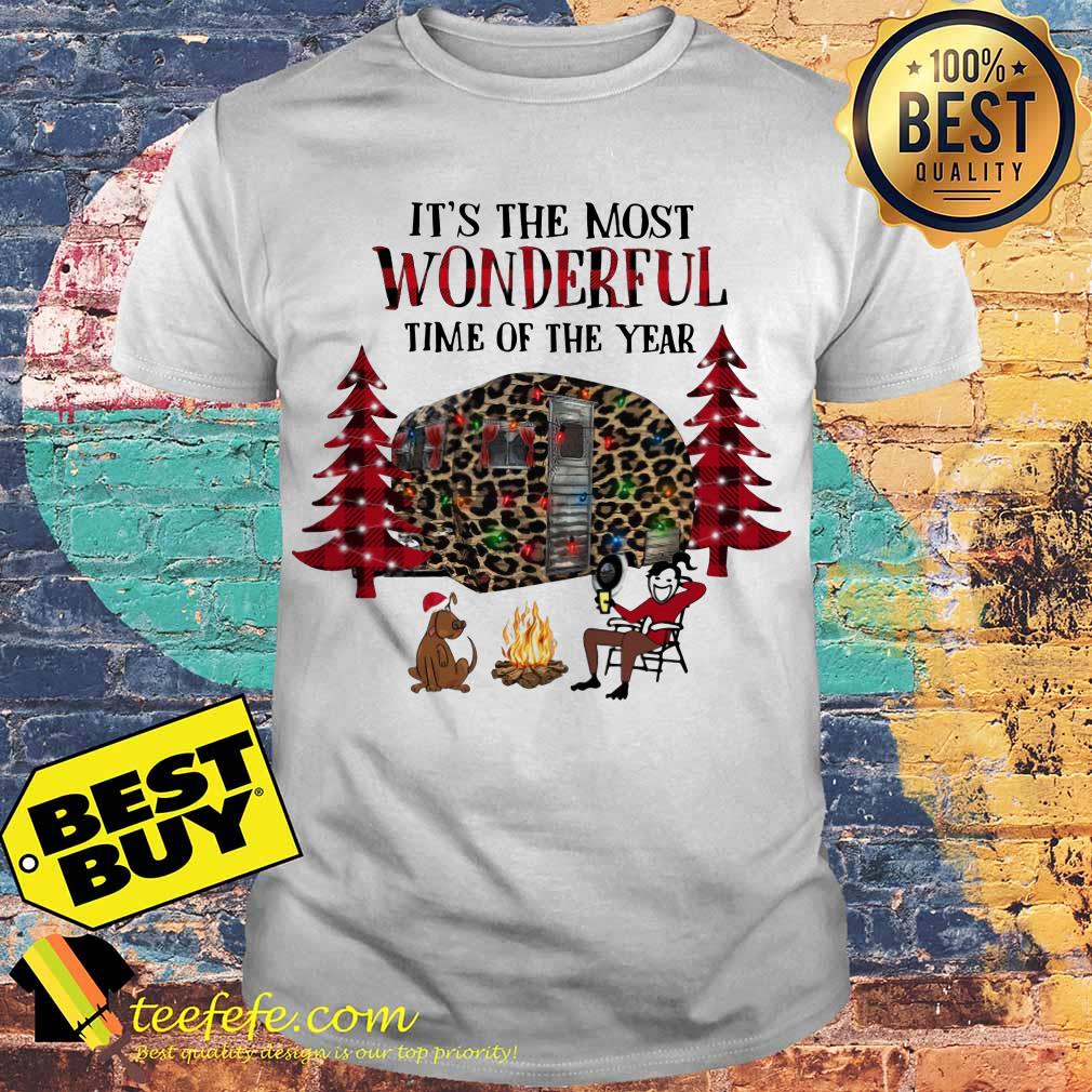 It's the most wonderful time of the year Christmas Camping shirt It's the most wonderful time of the year Christmas Camping shirt
