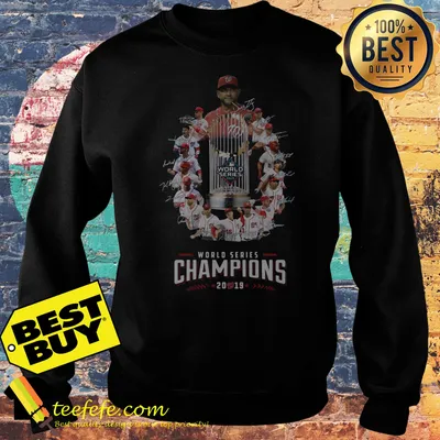 World Series Champion 2019 Washington Nationals signature shirt