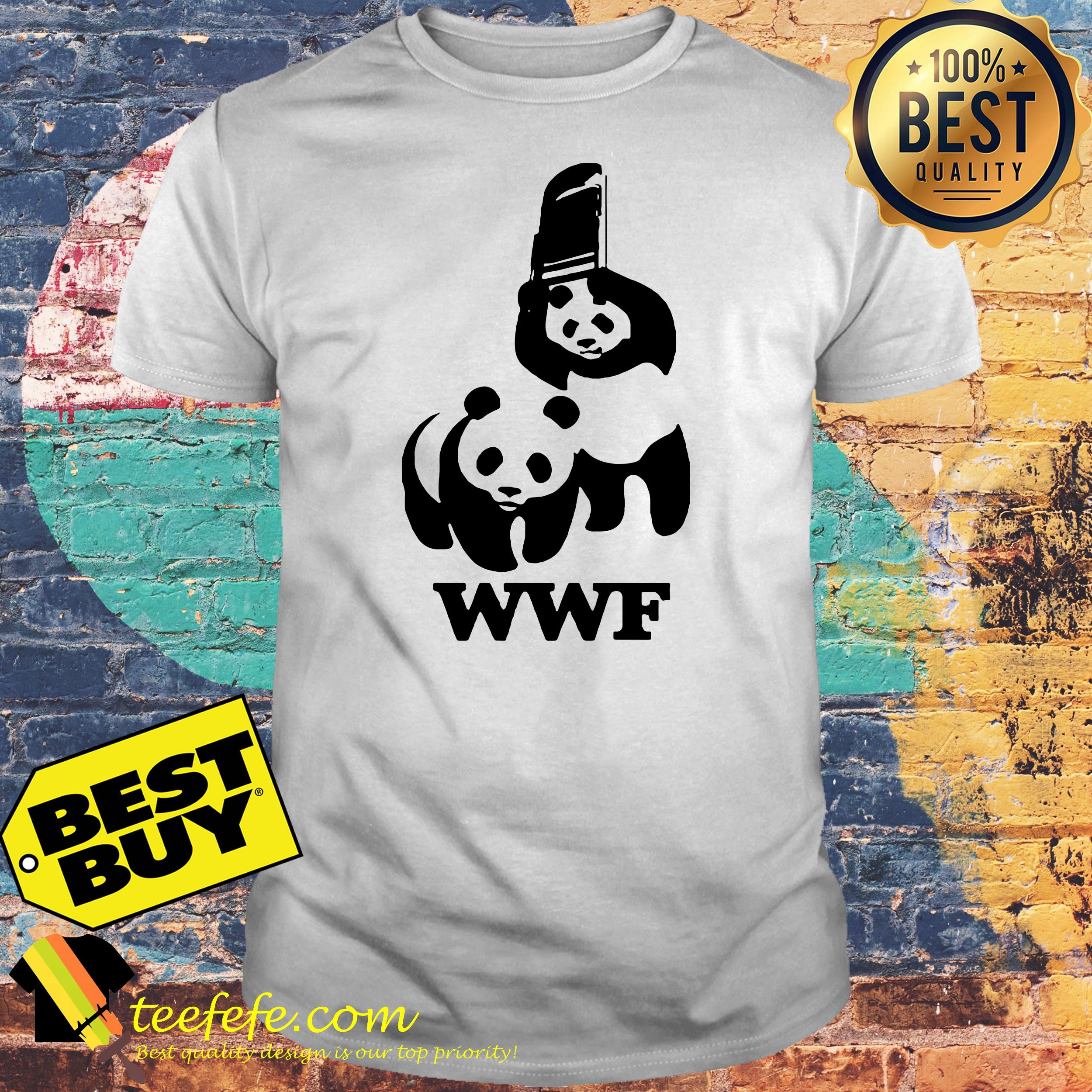 WWF Panda Wrestling save the Panda shirt WWF Panda Wrestling save the Panda shirt