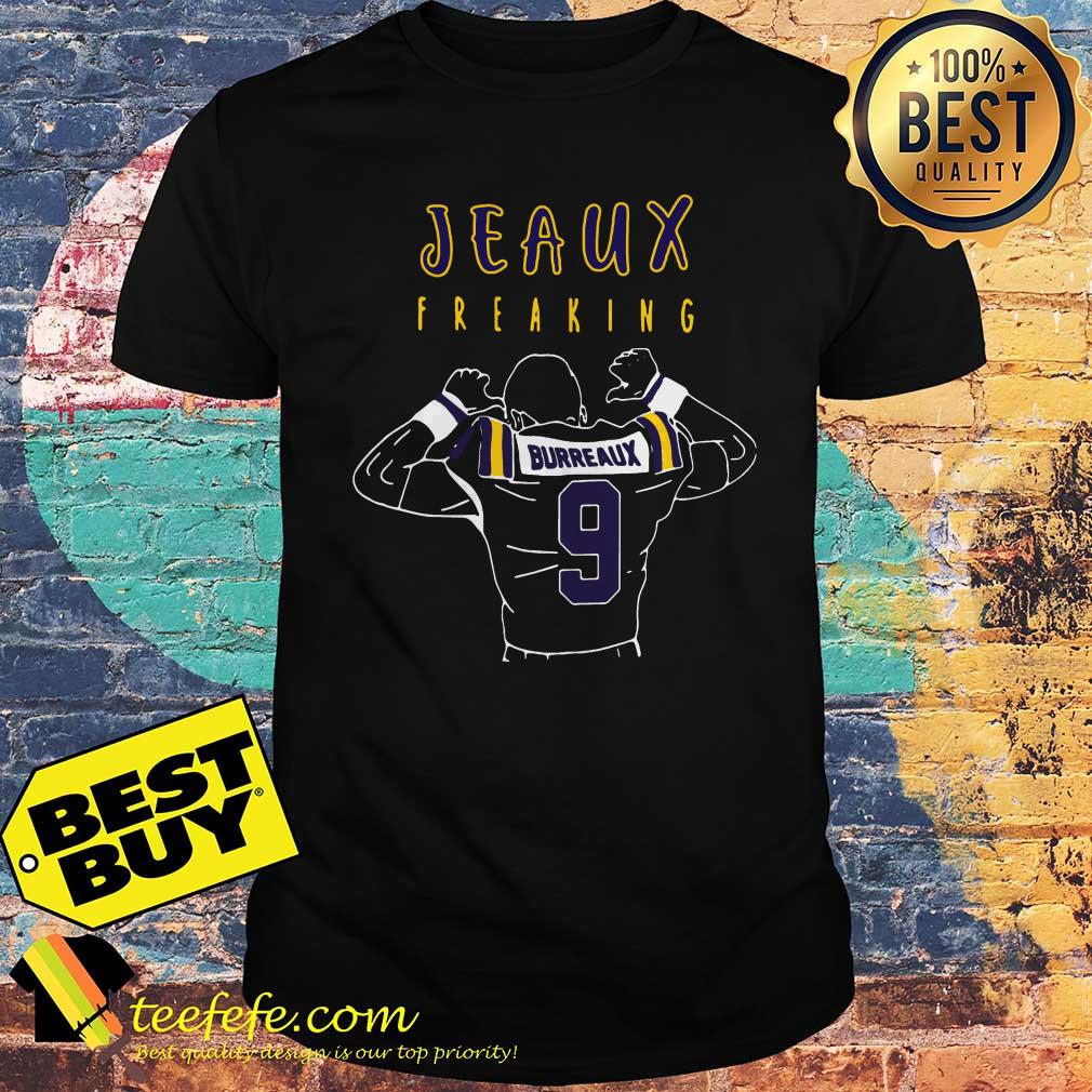 #9 Jeaux Freaking Burreaux shirt