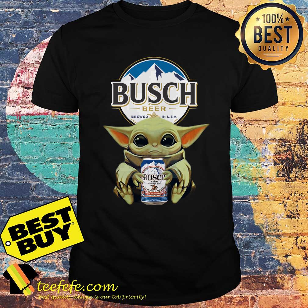 Baby Yoda Hug Busch Latte Beer shirt sweater
