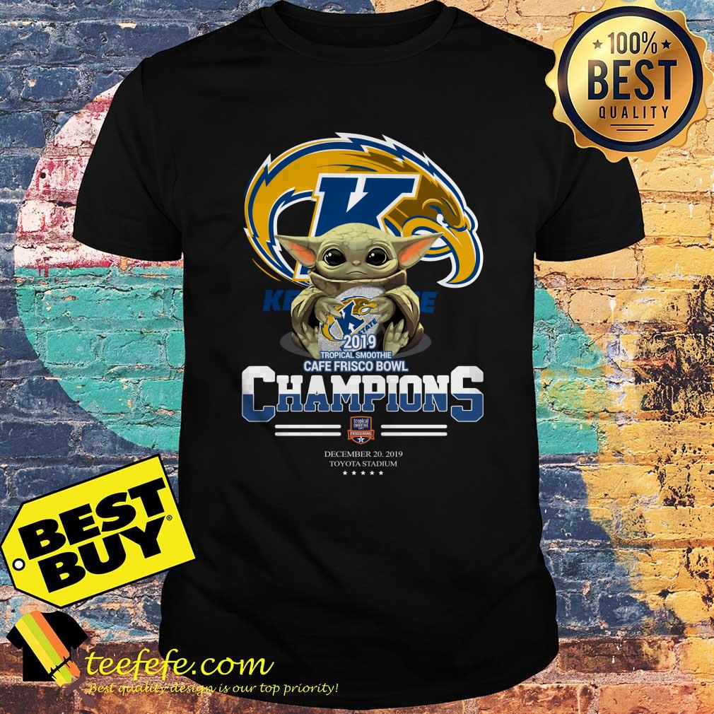 Baby Yoda Hug Kent State 2019 Champions shirt sweater