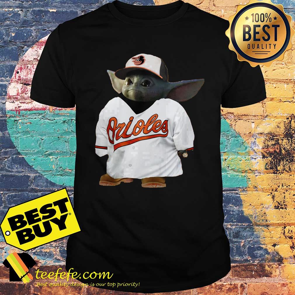 Baltimore Orioles baby Yoda shirt sweater
